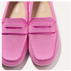 Rothy The Daily Driving Loafer Snapdragon Pink Slip On Shoes Size 6.5